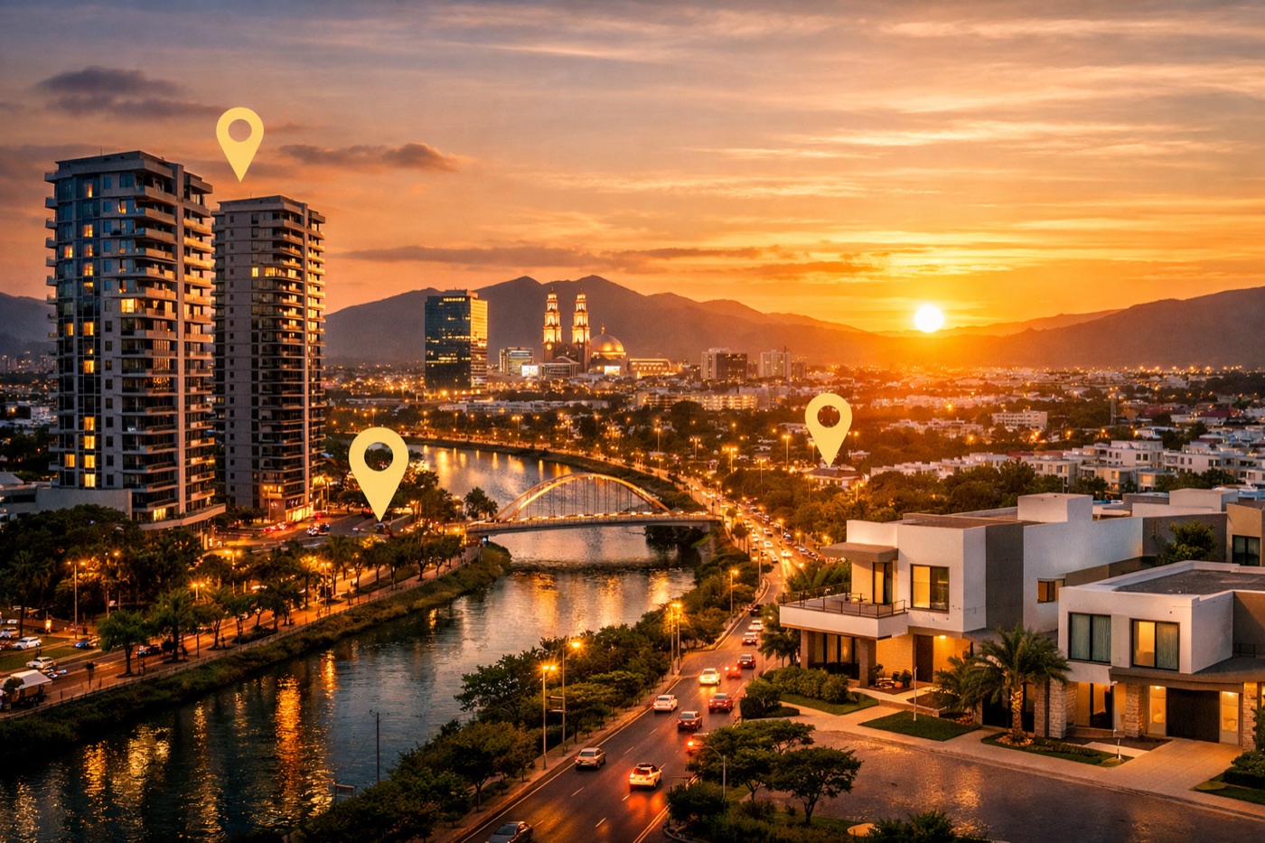 Culiacán al atardecer